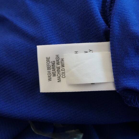 Apt 9 Tunic Mesh Blouse Womens 2X Blue Floral Lined Artsy Stretchy Career Boho - Picture 10 of 10